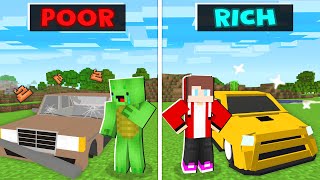 Rich Car vs Poor Car - Maizen JJ vs Mikey - Funny Story in Minecraft!
