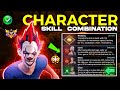 Best Character combination in free fire | CS rank best combination | CS rank character combination