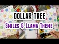 ALL the Smiley Face & Llama Back to School Supplies at Dollar Tree