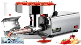 VEVOR 110V Electric Tomato Strainer 370W Commercial Grade Tomato Milling Machine Stainless Review