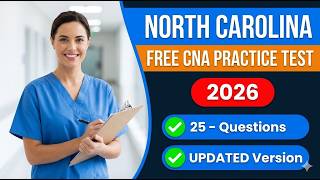 2026 North Carolina CNA Practice Test | 180 Questions and Answers Full Exam Review Prep