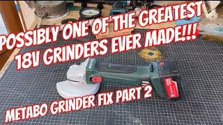 AMAZING METABO MAGICALLY MADE MARVELLOUS,it’s a 18v grinder that iv fixed and it’s built amazingly!!