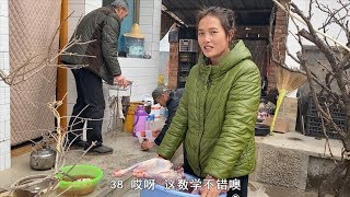 小北姐夫700块钱买的一头大羊，杀了18斤羊肉，和猪肉一个价