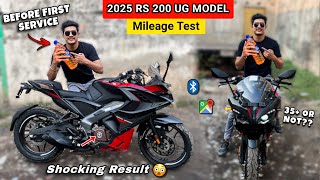 2025 Bajaj Pulsar RS200 UG Model MILEAGE TEST in City - Shocking Result 😱 |rs200 MileageTest |rs200