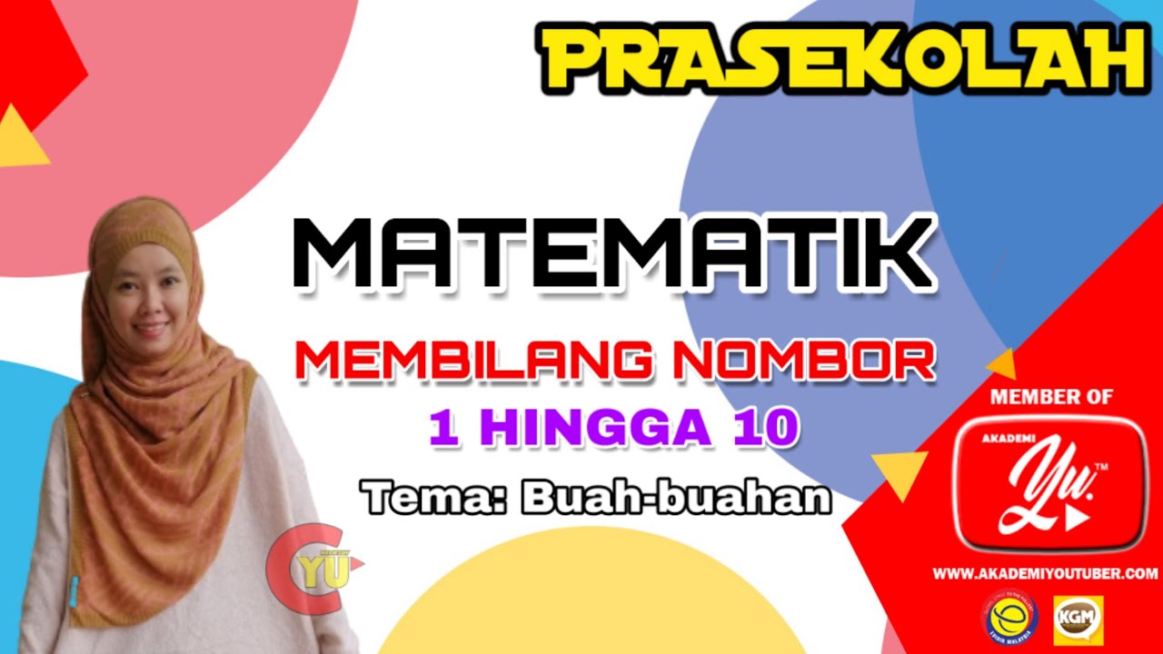 PRASEKOLAH| MATEMATIK AWAL| MA 2.1.4 MEMBILANG OBJEK - YouTube