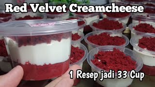 Dessert Box Red Velvet, Ukuran Mini Simple Tapi Mewah, Rasanya Juga Enak Pakai Creamcheese!!!!