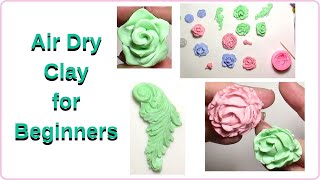 Air Dry Clay for Beginners : You can Use Many Molds