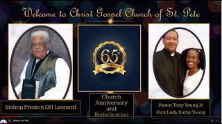 Christ Gospel Church 65th Anniversary Service - 12/04/2022