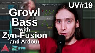 UV#19 Synthesizing an FM Growl Bass with Zyn-Fusion and Ardour using multiband processing