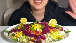 Salata ASMR, Yanında Çıtır Ekmek:) |Türkçe ASMR/Altyazılı Video