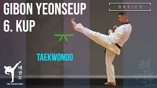 6. KUP Gibon Yeonseup Primary School Exercises for Green Belt (Taekwondo)