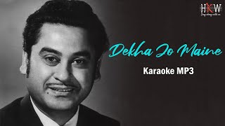Dekha Jo Maine Karaoke | Kishore Kumar | Hindi Karaoke World