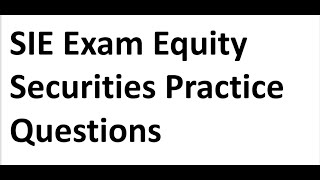 Sie Exam Prep Series 7 Guru Equity Securities Explicate Doovi