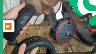 TUTORIAL Xiaomi 2023 - Change the FRONT WHEEL! Tire and Inner Tube: M365 Pro - Mi 3 🛴💚
