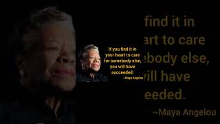 Maya Angelou inspiring quotes #shorts #quotes #mayaangelouquotes