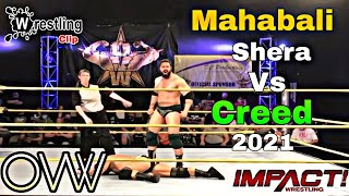 IMPACT WRESTLING : Mahabali Shera Vs Creed Match in OVW Wrestling 2021 Highlights Clip