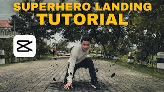 How to Make SUPERHERO Landing in CapCut Editing Tutorial