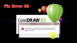 Solusi Error 38: Cannot Start Corel Draw Graphics Suite