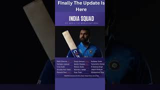 Indian squad for the 2024 ICC World Cup | #iccworldcup2024 #cricket #t20 #shorts #trending #viral