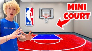 I Turned My Bedroom Into A Mini Basketball Court!