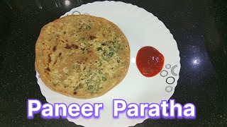 Paneer Paratha (Satvik) with only 3 ingredients | Easy \u0026 Tasty | Kids , Students \u0026 Bachelors special