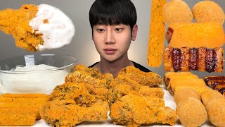 BHC 뿌링클 특집! 뿌링클 닭다리 치킨, 뿌링치즈볼, 뿌링핫도그, 뿌링치즈스틱, 소떡소떡 먹방 ASMR Bburinkle Fried Chicken MUKBANG