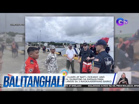 Ilang tauhan ng U.S. coast guard at Nat’l Oceaninc and Atmospheric Administration,… | Balitanghali