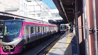 京王7000形  7728F つつじヶ丘高速通過