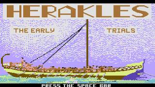 COMMODORE PLUS 4 C 16 HERAKLES THE EARLY TRIALS Tunstallsoft 1987 TEXT ADVENTURE 116 C116 PLUS4 +4 P