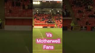 Celtic fans vs Motherwell fans