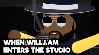 When Black Eyed Peas Enter the Studio | Jk D Animator
