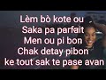 Blondedy Ferdinand. POU OU. Feat. D-Perfect Ekip. ( Video Lyrics)