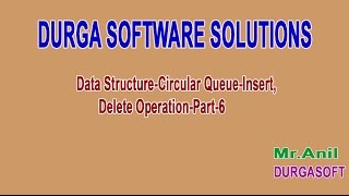 Data Structure Circular Queue Insert,Delete Operation Part 6