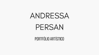 Portfólio Artístico - Andressa Persan