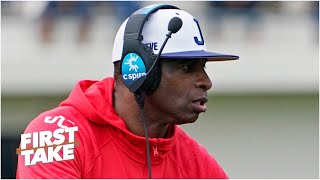 First Take analyzes Deion Sanders' coaching debut and the incident involving stolen items