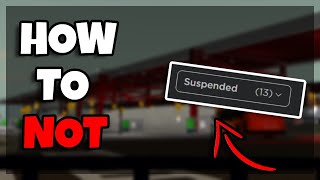 How To Not Get Suspended - MBTA Roblox