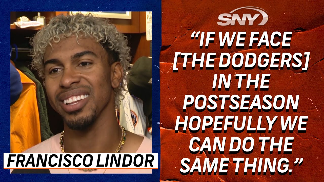 Francisco Lindor On Series Win Over Dodgers, Strong Defensive ...