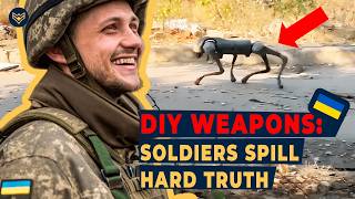 DIY Weapons: Ukrainian Soldiers Spill Hard Truth about Robot Dog, Palianytsia drone-missile, UAV