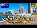 WALKING AROUND DOWNTOWN SYDNEY AUSTRALIA | 4K UHD Video Walk