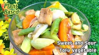 Ep165. Sweet and Sour Tofu Vegetable ผัดเปรี้ยวหวานเต้าหู้ | Vegan #PlantBased