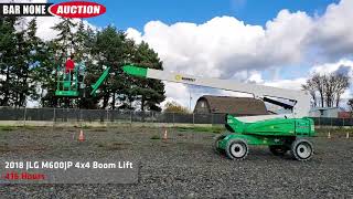 2018 JLG M600JP 4x4 Boom Lift