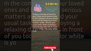 Gemini Horoscope 4-Feb-2025 #horoscope #astrology #gemini