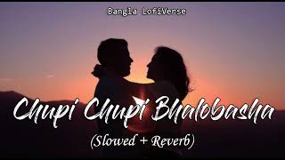 Chupi Chupi Bhalobasha (Slowed+Reverb) | Shaan | Shreya Ghoshal | Mon Mane Na | Bangla LofiVerse |