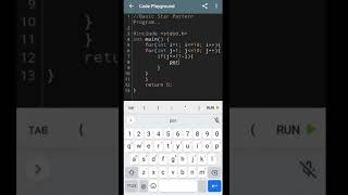 #C Normal Pattern Tutorial Video || C Programming #shorts