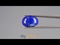 certified and natural lapis lazuli 14.73 carat ll 15664 myratna