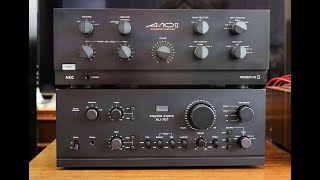 Sansui AU-707 / NEC A -10II Сравнение