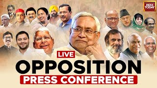 Opposition Meet Live: Opposition Press Meet LIVE | 'I.N.D.I.A' Name Being Considered For United Oppn