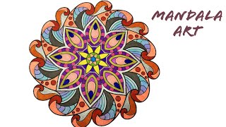 Mandala Coloring | Relax with Calm Music @Colouringjoy