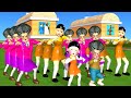 Scary Teacher 3D vs Doll Squid Game Rescue 2 Child in hand Huggy Wuggy and Granny with Coffin Dance