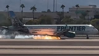 Passengers file lawsuit against Frontier after flight landing in Las Vegas catches fire